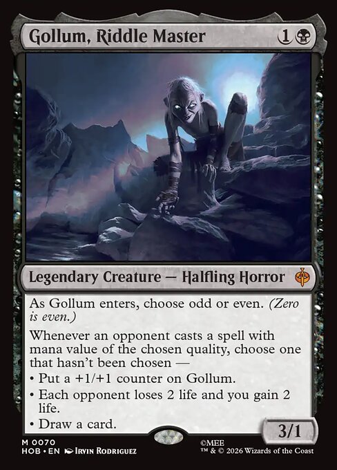 Gollum, Riddle Master