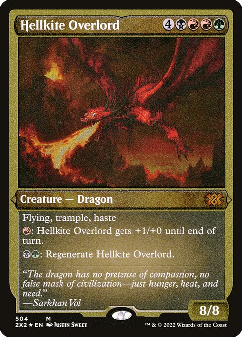 Hellkite Overlord - Etched