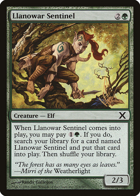 Llanowar Sentinel - Nonfoil