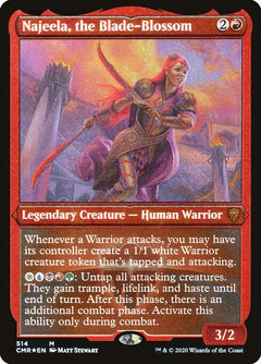 Najeela, the Blade-Blossom (Etched)