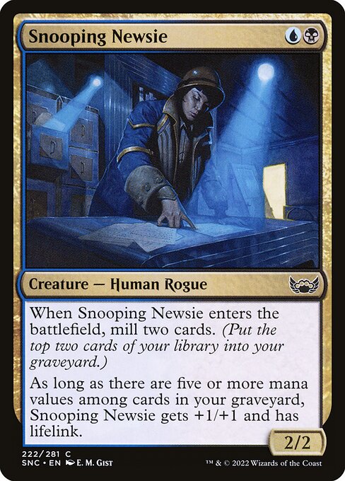 Snooping Newsie - Nonfoil