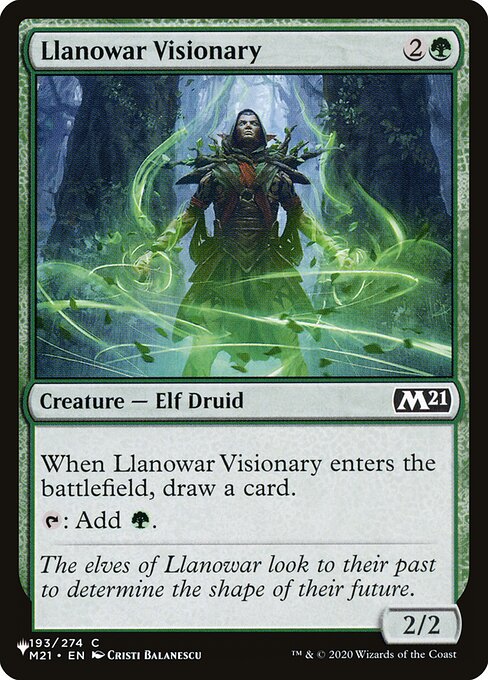 Llanowar Visionary - Nonfoil