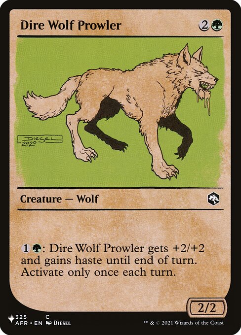 Dire Wolf Prowler - Nonfoil
