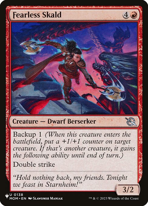 Fearless Skald - Nonfoil