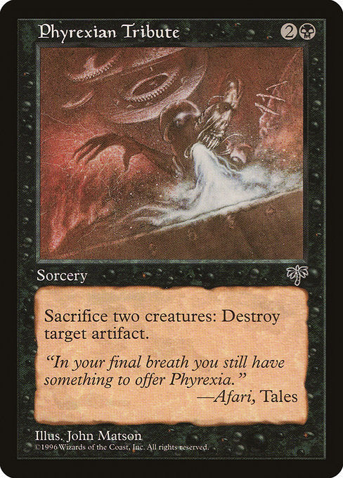 Phyrexian Tribute - Nonfoil