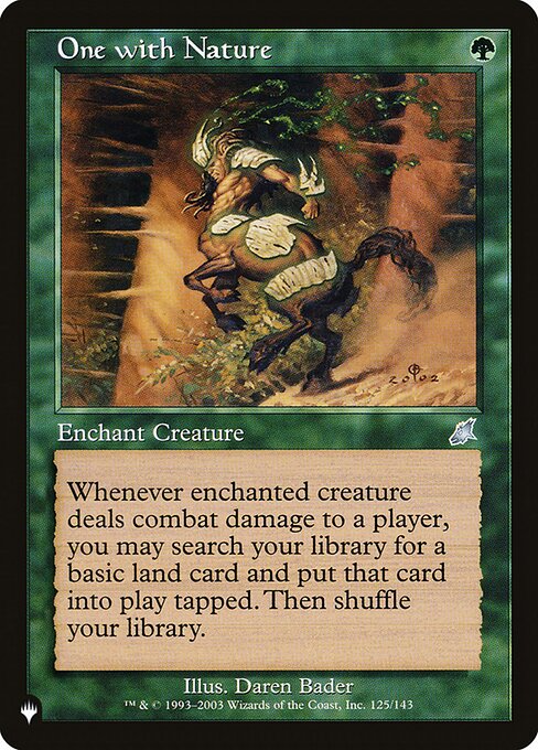 One with Nature - Nonfoil