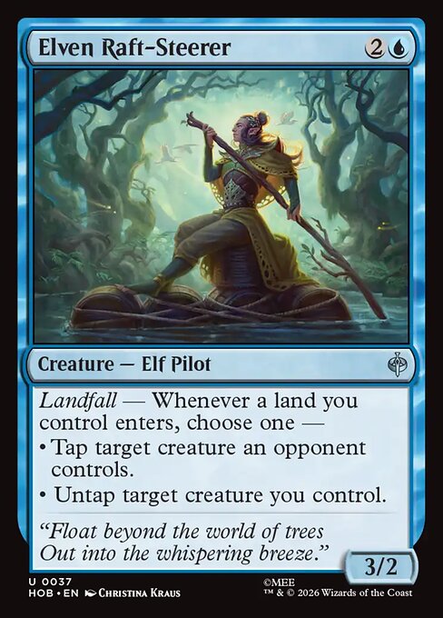 Elven Raft-Steerer