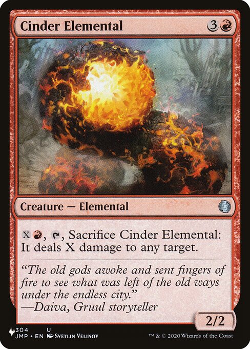 Cinder Elemental - Nonfoil