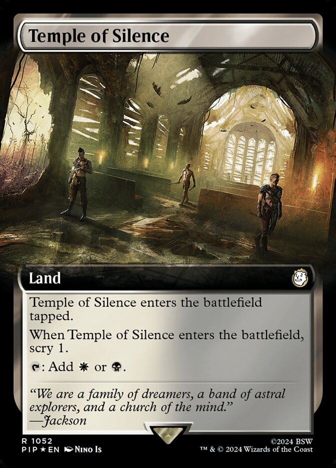 Temple of Silence (Extended Art - Surge Foil)
