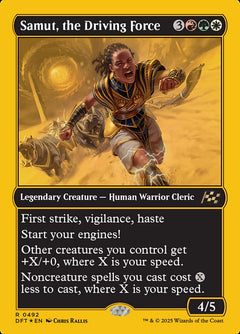 Samut, the Driving Force (Gold Foil)