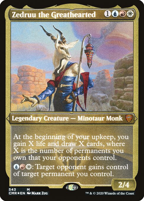 Zedruu the Greathearted - Etched
