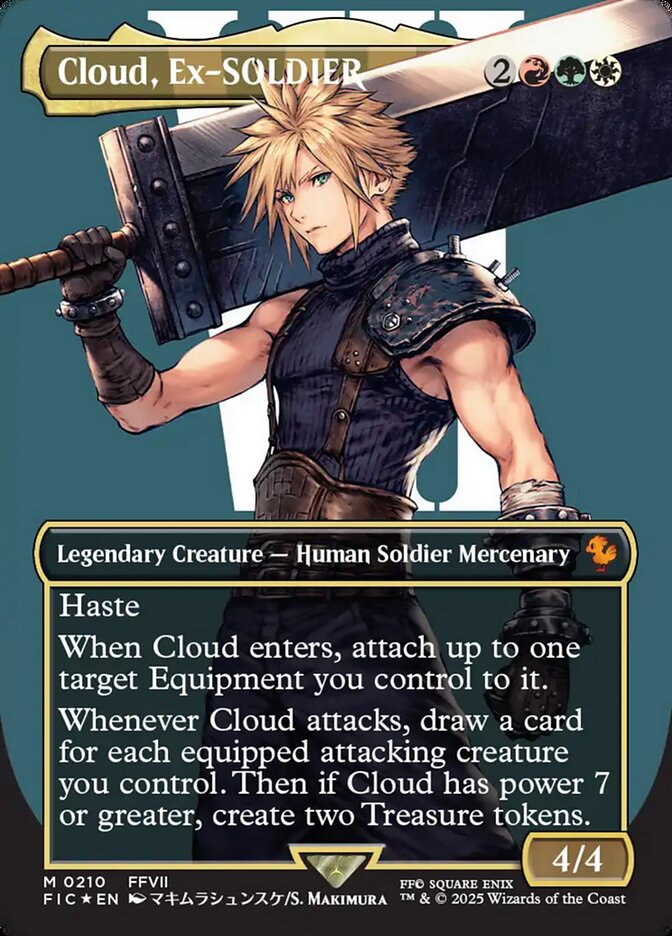 Cloud, Ex-SOLDIER (Borderless - Surge Foil)