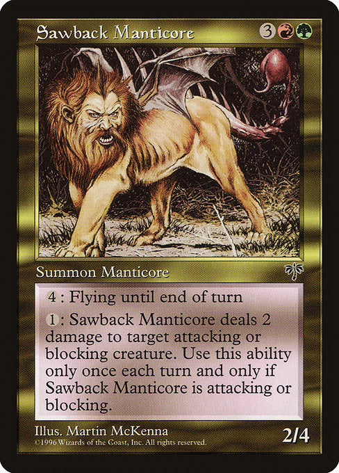 Sawback Manticore - Nonfoil