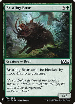 Bristling Boar (M19-170)