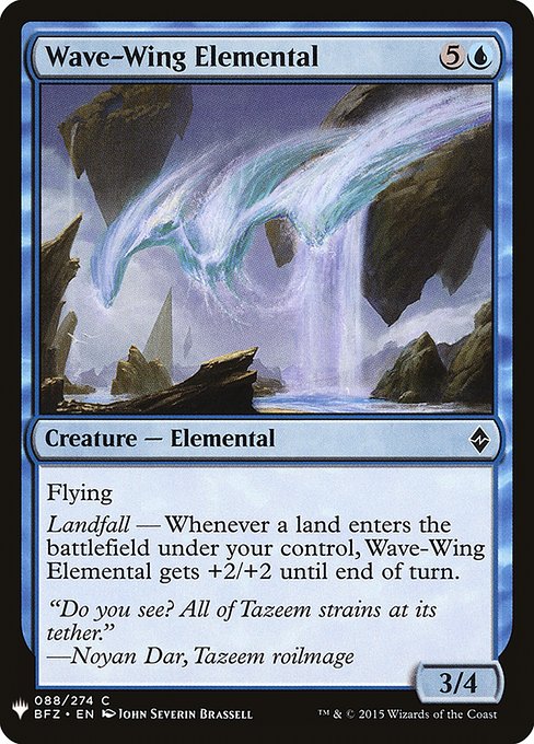Wave-Wing Elemental - Nonfoil