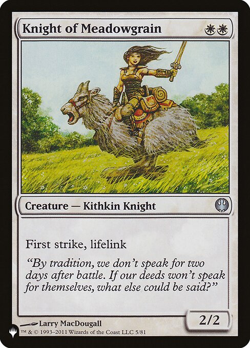 Knight of Meadowgrain - Nonfoil