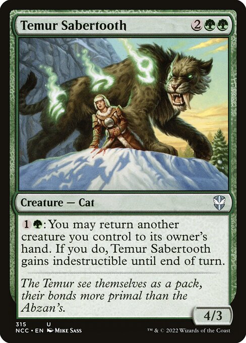 Temur Sabertooth - Nonfoil