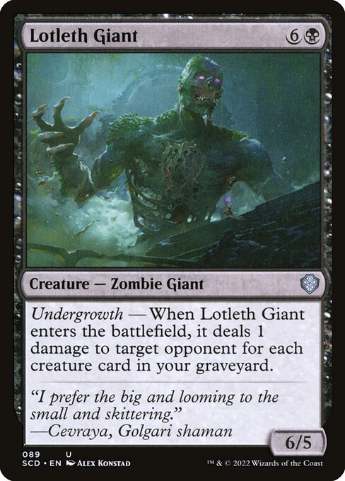 Lotleth Giant - Nonfoil