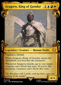 Aragorn, King of Gondor (Scroll Showcase)