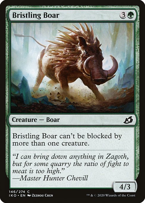 Bristling Boar - Nonfoil