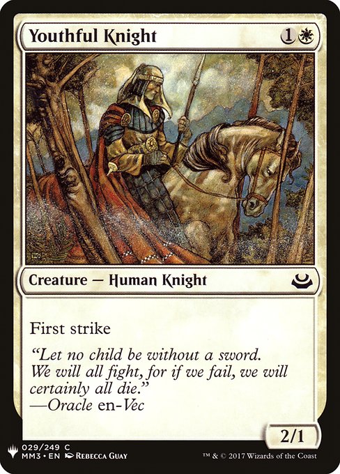 Youthful Knight - Nonfoil