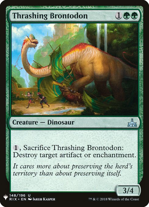 Thrashing Brontodon - Nonfoil