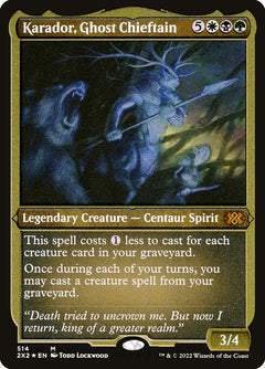 Karador, Ghost Chieftain (Etched)