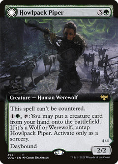 Howlpack Piper // Wildsong Howler (Extended Art)