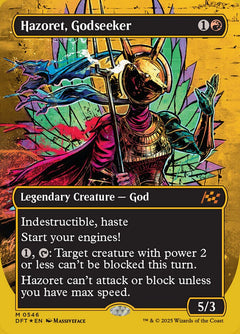 Hazoret, Godseeker (Borderless - Gold Foil)