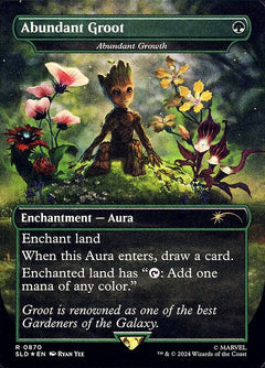 Abundant Growth [Abundant Groot] (Secret Lair Drop)