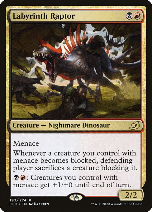 Labyrinth Raptor - Nonfoil