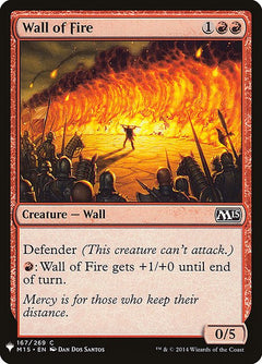 Wall of Fire (M15-167)