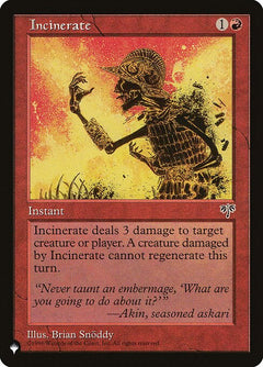 Incinerate (MIR-184)
