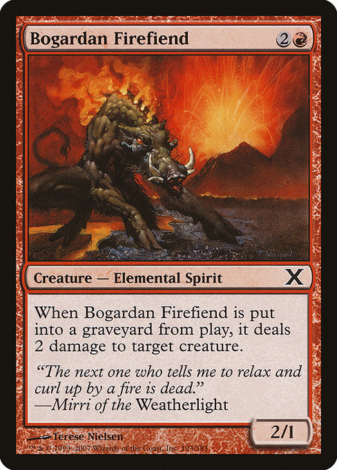 Bogardan Firefiend - Nonfoil