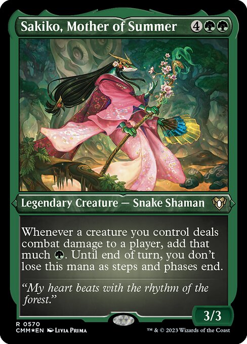 Sakiko, Mother of Summer - Etched