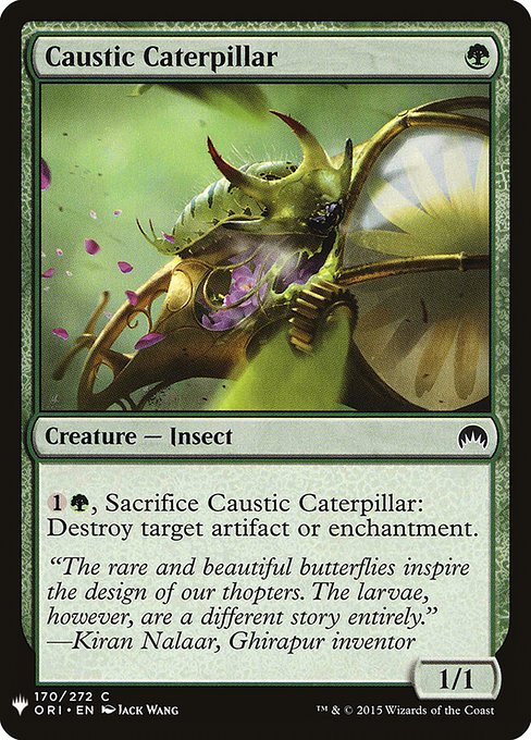 Caustic Caterpillar - Nonfoil