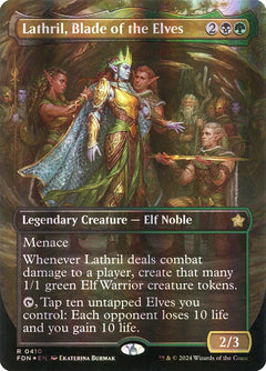 Lathril, Blade of the Elves (Borderless - Mana Foil)