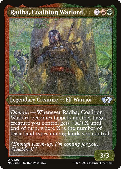 Radha, Coalition Warlord - Etched