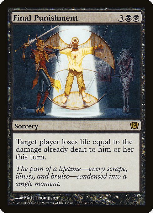 Final Punishment - Foil