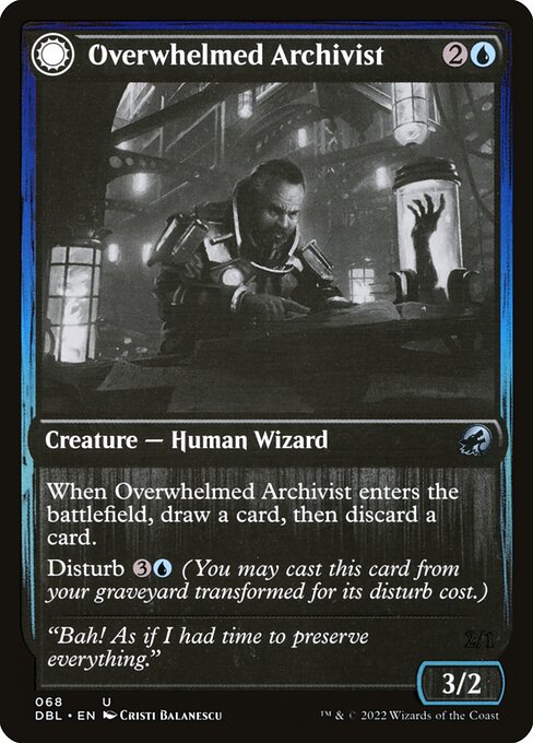 Overwhelmed Archivist // Archive Haunt - Nonfoil