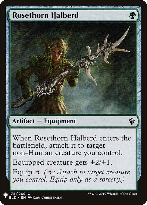 Rosethorn Halberd - Nonfoil
