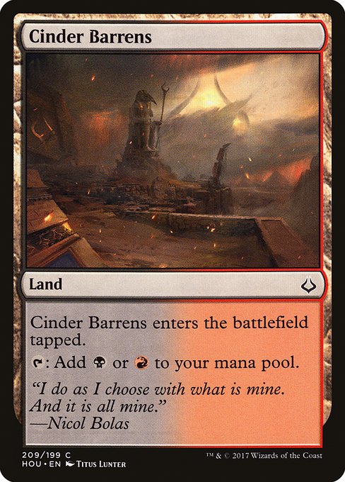 Cinder Barrens - Nonfoil