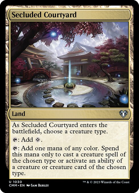 Secluded Courtyard - Nonfoil