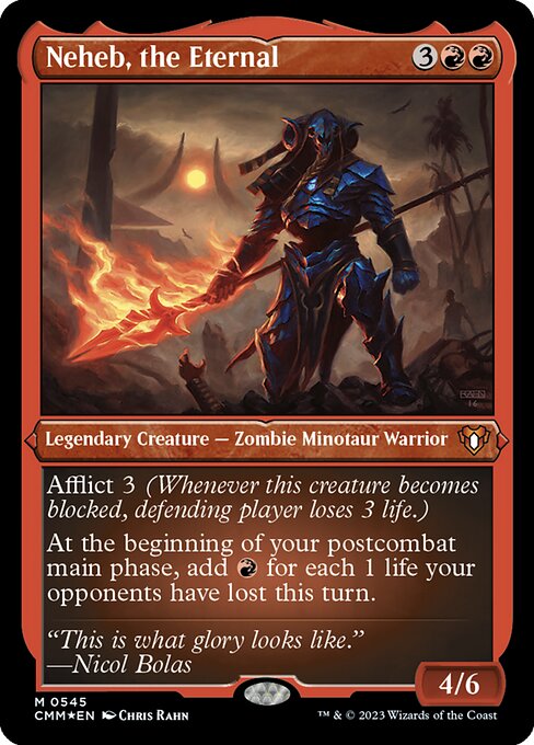 Neheb, the Eternal - Etched