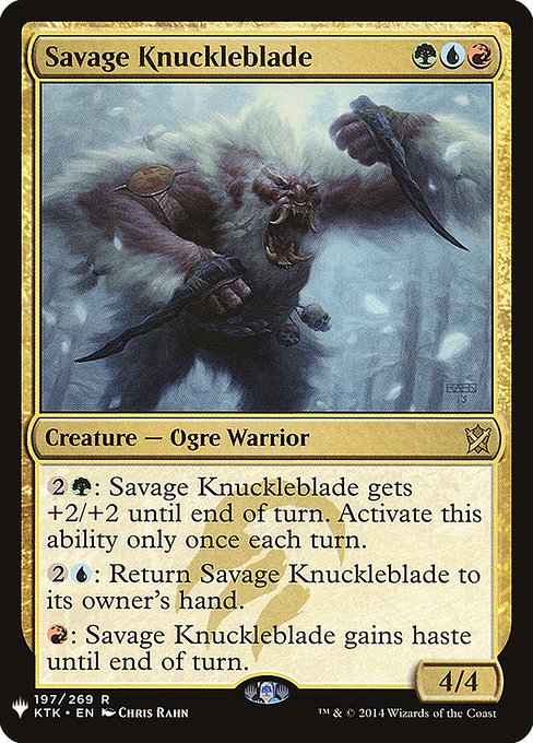 Savage Knuckleblade - Nonfoil
