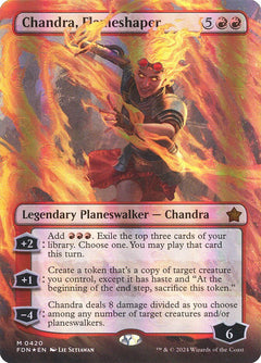 Chandra, Flameshaper (Borderless - Mana Foil)