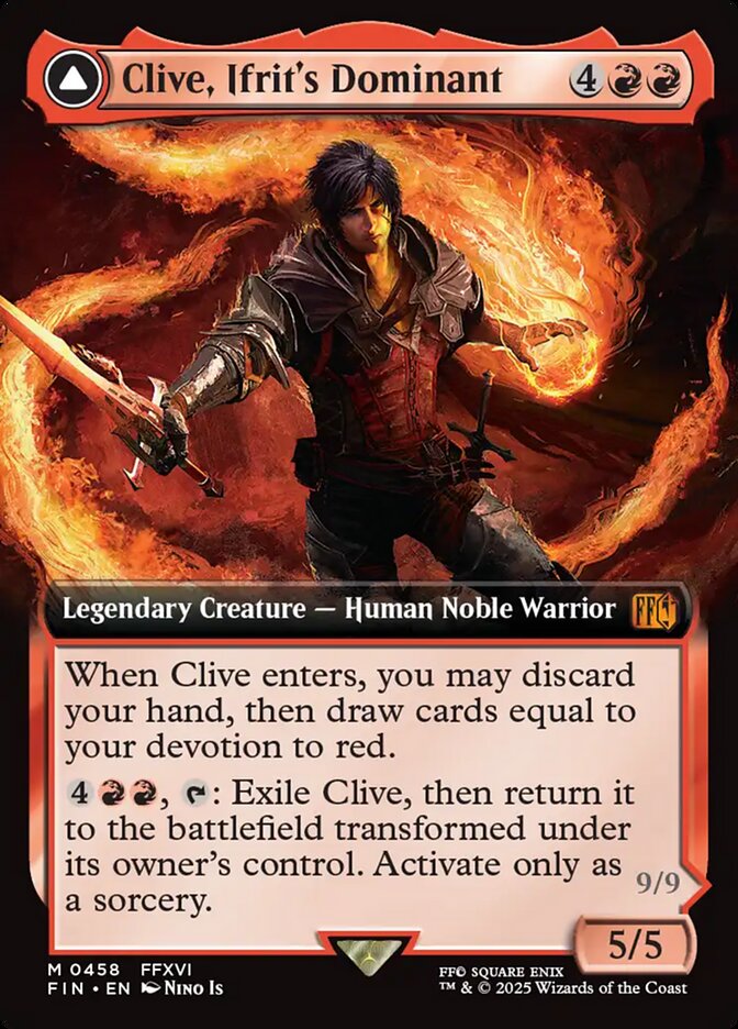 Clive, Ifrit's Dominant // Ifrit, Warden of Inferno (Extended Art)