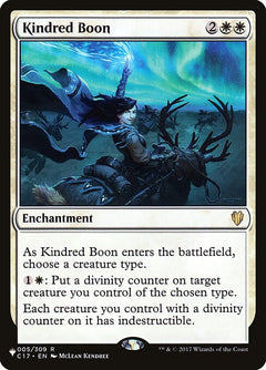 Kindred Boon (C17-5)