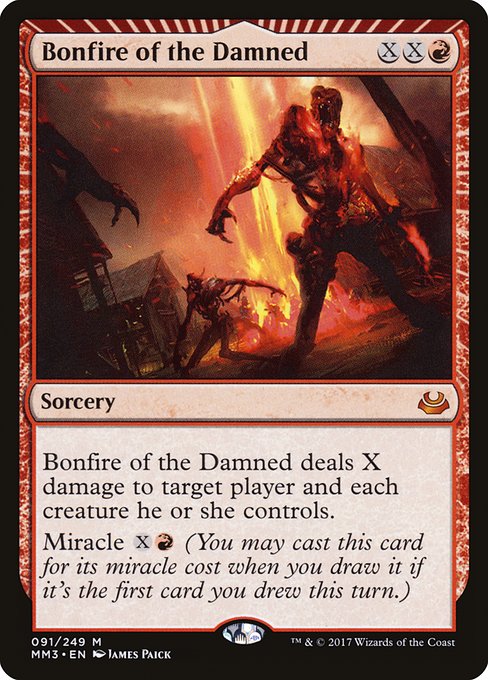 Bonfire of the Damned - Nonfoil