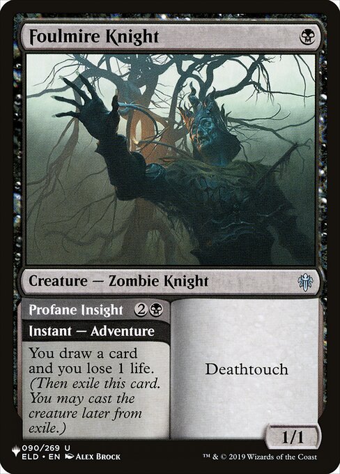 Foulmire Knight // Profane Insight - Nonfoil